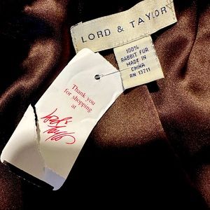 Lord & Taylor’s woman fur over shoulder jacket/shall